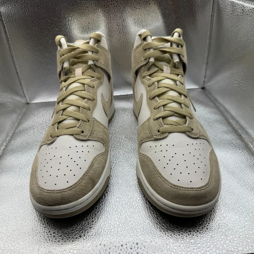 Size 10.5 Nike Dunk Hi‎ Retro PRM Phantom/Limestone-Sail Mens Shoes DQ7679-001